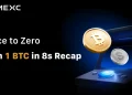 MEXC Concludes “Race to Zero” Event, Unlocking 1 BTC Prize Pool